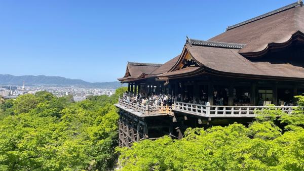 A,Beautiful,Shot,Of,The,Facade,Of,Kiyomizu-dera,Temple,Surrounded