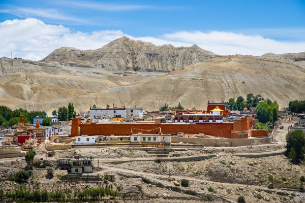 The,Forbidden,Kingdom,Of,Lo,Manthang,With,Monastery,,Palace,And