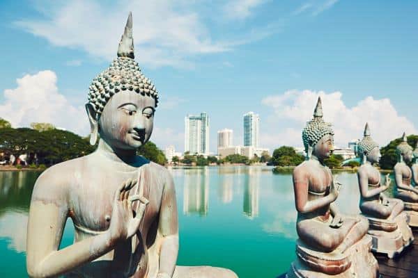 Budhist,Temple,In,Colombo.,The,Seema,Malaka,Temple,-,Gangaramaya.