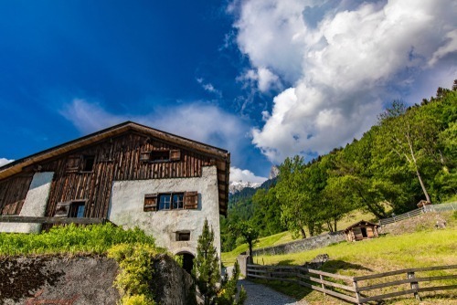 Heididorf,Of,Maienfeld,In,Switzerland