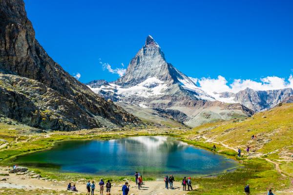 Peak,Matterhorn,In,Swiss,Alps