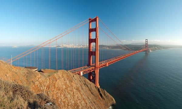 The,Golden,Gate,Bridge,In,San,Francisco,During,The,Sunset