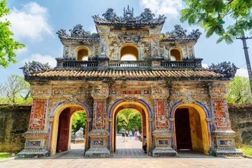 The,East,Gate,(hien,Nhon,Gate),To,The,Citadel,With
